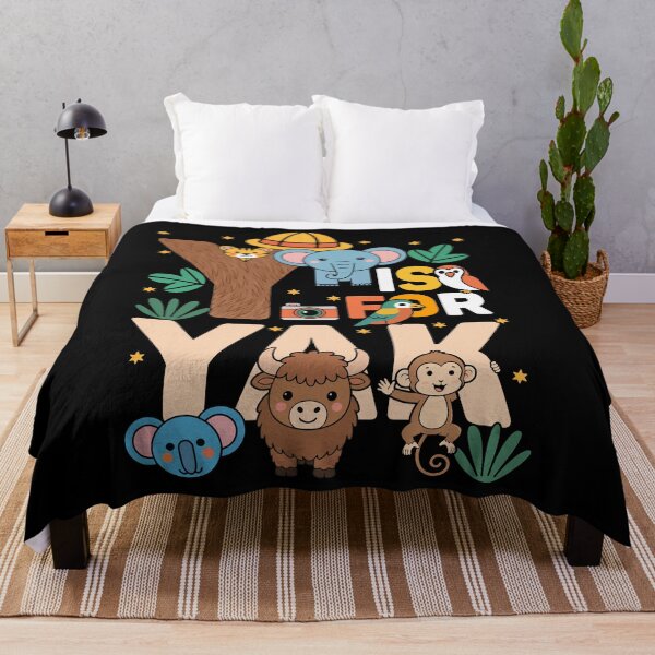Item preview, Y Is For Yak Animals Zoo Party Jungle Zoo Birthday designed and sold by ShirTomDesigns.