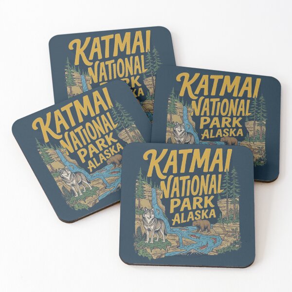 Item preview, Katmai National Park Cute Alaska Landscape designed and sold by HowToCanadian.