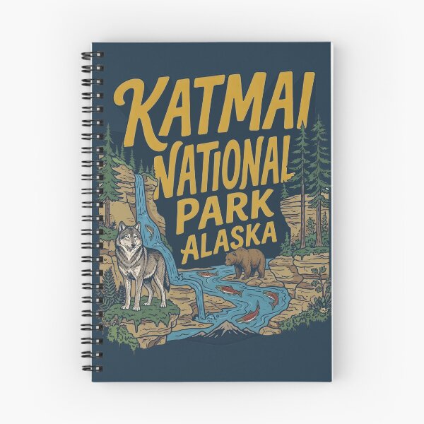 Item preview, Katmai National Park Cute Alaska Landscape designed and sold by HowToCanadian.