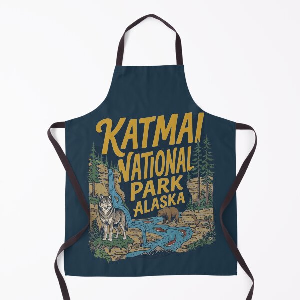 Item preview, Katmai National Park Cute Alaska Landscape designed and sold by HowToCanadian.
