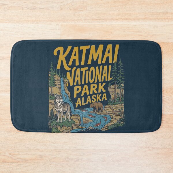 Item preview, Katmai National Park Cute Alaska Landscape designed and sold by HowToCanadian.