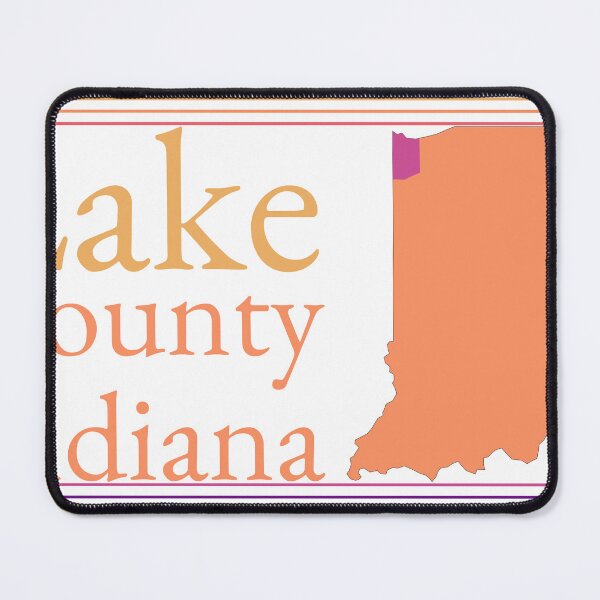 Item preview, Lake County Indiana Highlighted on State Map designed and sold by TheIconSmith.