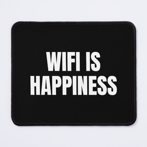 Item preview, Wifi is Happiness (White) designed and sold by ShipCrewNation.