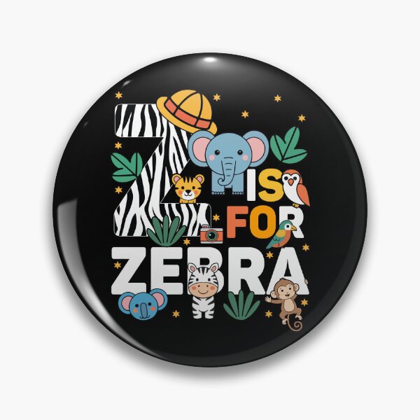 Item preview, Z Is For Zebra Zoo Party Jungle Zoo Birthday designed and sold by ShirTomDesigns.