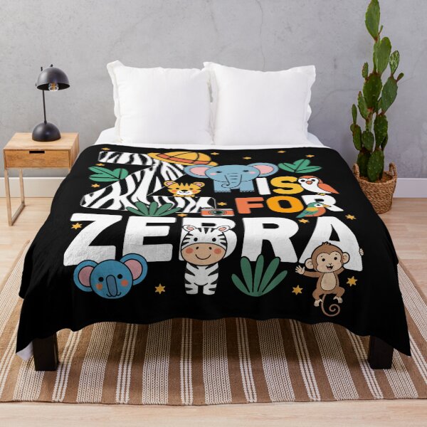 Item preview, Z Is For Zebra Zoo Party Jungle Zoo Birthday designed and sold by ShirTomDesigns.