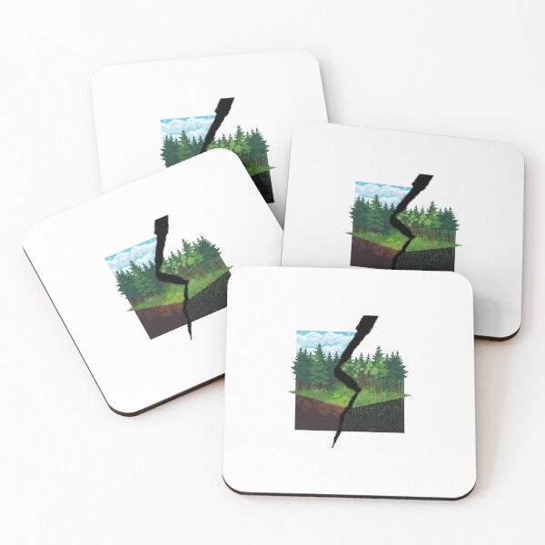 Item preview, Glitch Pixel Art Forest Simulation Error designed and sold by ByKayaPrints.