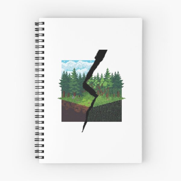 Item preview, Glitch Pixel Art Forest Simulation Error designed and sold by ByKayaPrints.