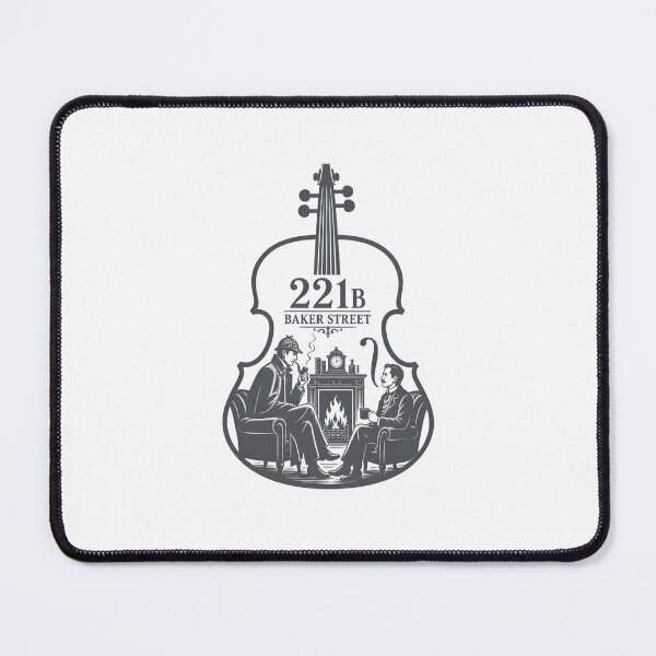 Item preview, 221B Baker Street: Holmes and Watson by the Fire designed and sold by Fenay Designs.