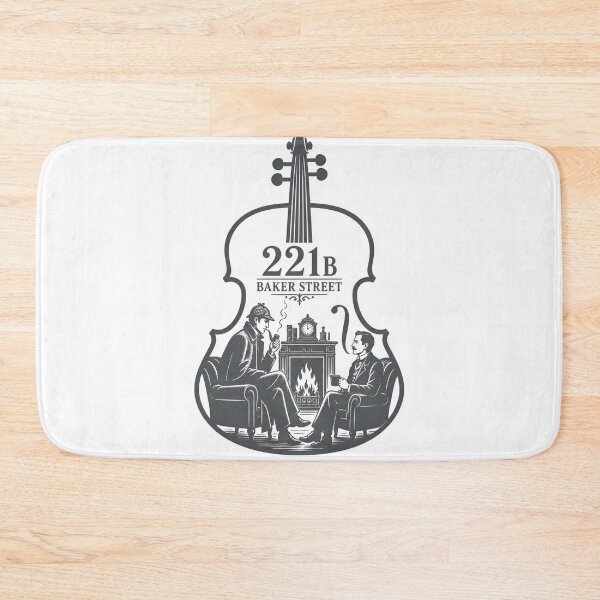 Item preview, 221B Baker Street: Holmes and Watson by the Fire designed and sold by Fenay Designs.