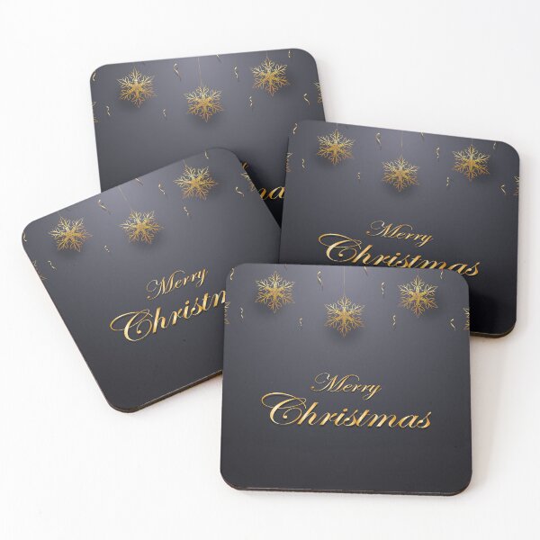 Item preview, Gold Merry Christmas in Dark Style designed and sold by GraffiTimi.