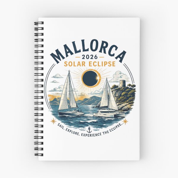 Item preview, Mallorca 2026 Solar Eclipse Sailing Adventure Travel Experience Together designed and sold by PhocoNibict.