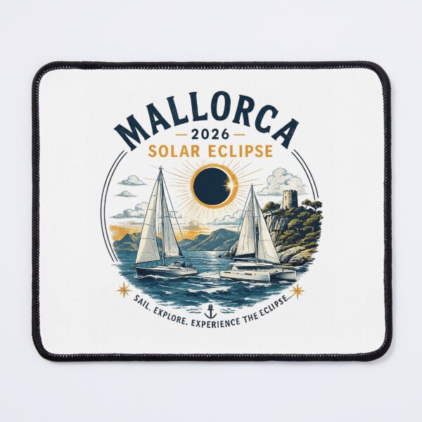 Item preview, Mallorca 2026 Solar Eclipse Sailing Adventure Travel Experience Together designed and sold by PhocoNibict.