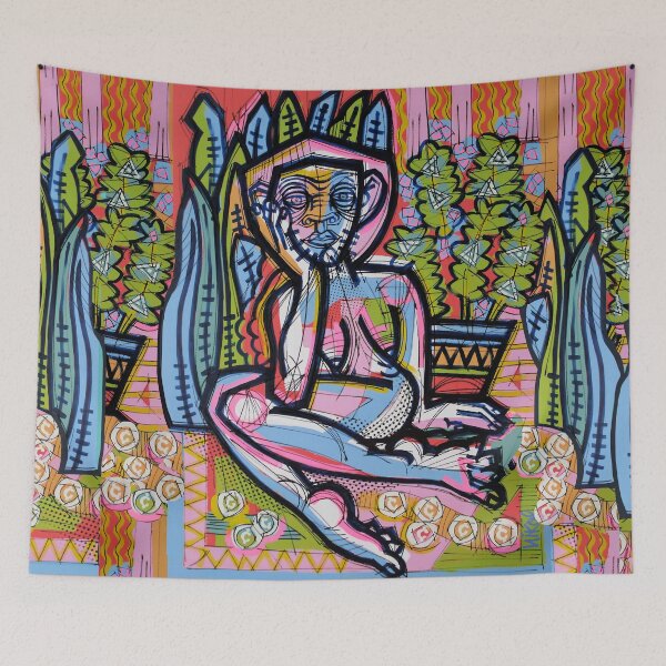 Item preview, THE THINKER IN PARADISE designed and sold by supernikol.