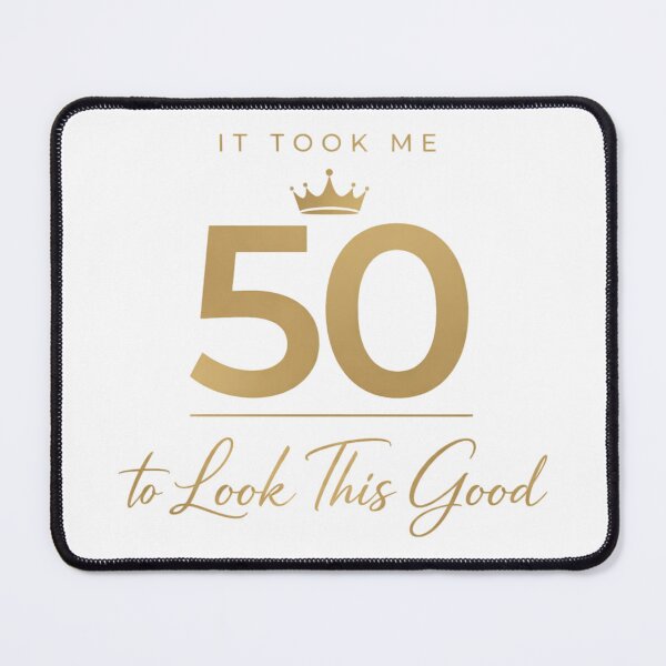 Item preview, It Took Me 50 Years to Look This Good | Funny 50th Birthday Typography T-Shirt designed and sold by rushaib.