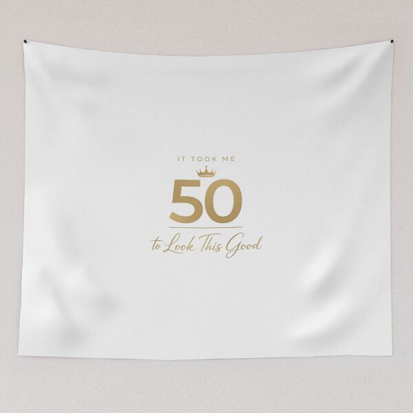 Item preview, It Took Me 50 Years to Look This Good | Funny 50th Birthday Typography T-Shirt designed and sold by rushaib.