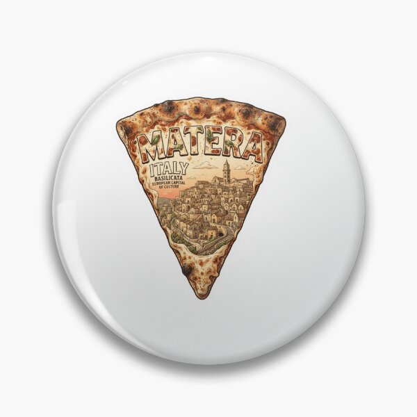Item preview, Matera Italy Stone City Pizza Sticker Souvenir Summer Edition designed and sold by Imaginarium of Chaos falcon88 .