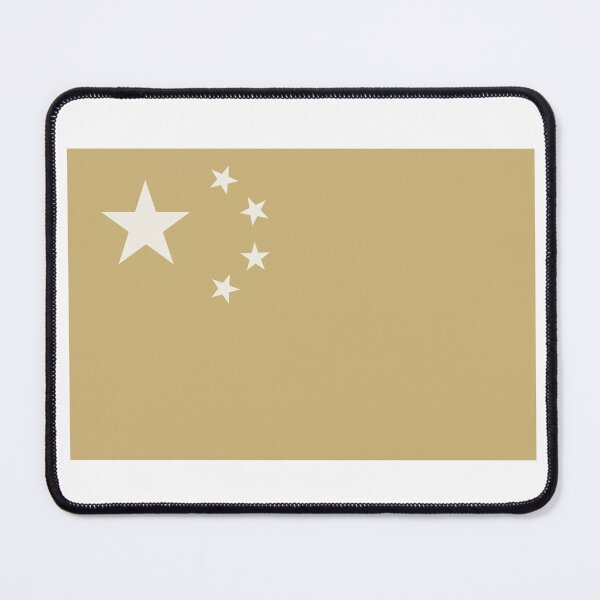 Item preview, Gold Tone China Flag Design designed and sold by T-domain.