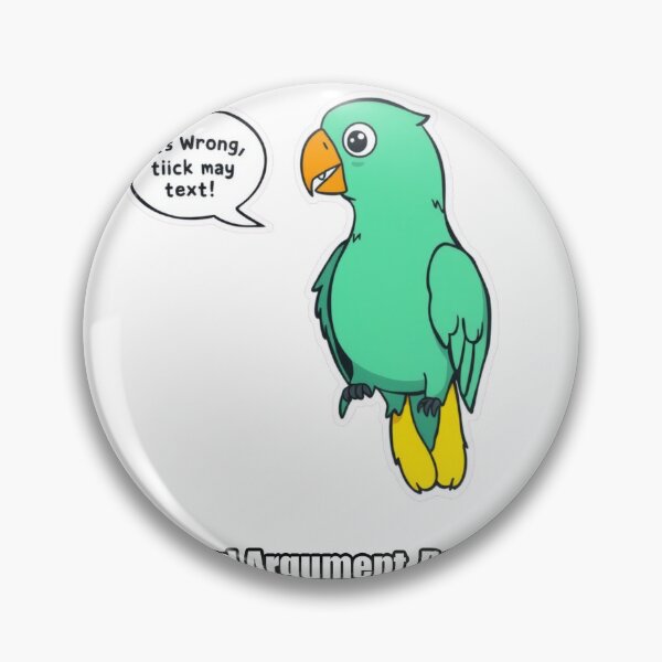 Item preview, Parrot - Overheard Argument Reported It - Funny Parrot Gift designed and sold by pawdrops.