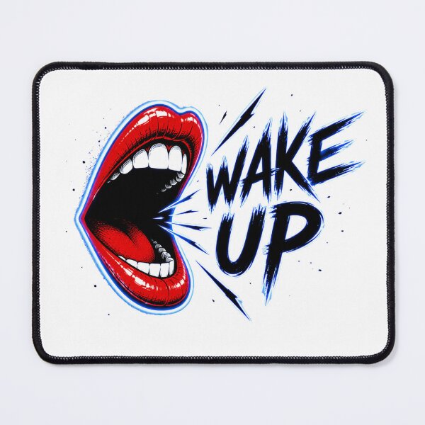 Item preview, Wake Up Shouting Lips Design designed and sold by WakeUpByLP.