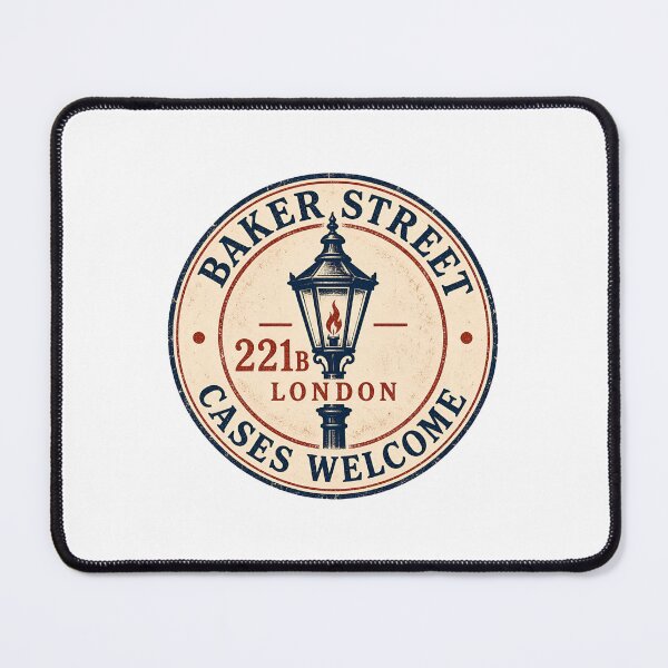 Item preview, 221B Baker Street: Cases Welcome Vintage Badge designed and sold by Fenay Designs.
