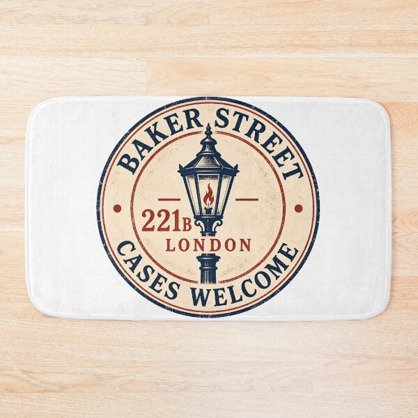 Item preview, 221B Baker Street: Cases Welcome Vintage Badge designed and sold by Fenay Designs.