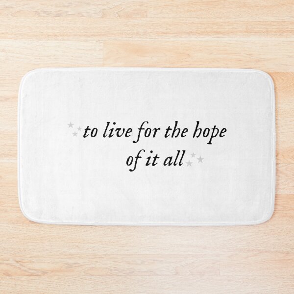 Item preview, live for the hope of it all (August) designed and sold by Quothem.