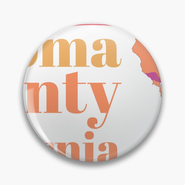Item preview, Sonoma County California Highlighted on State Map designed and sold by TheIconSmith.