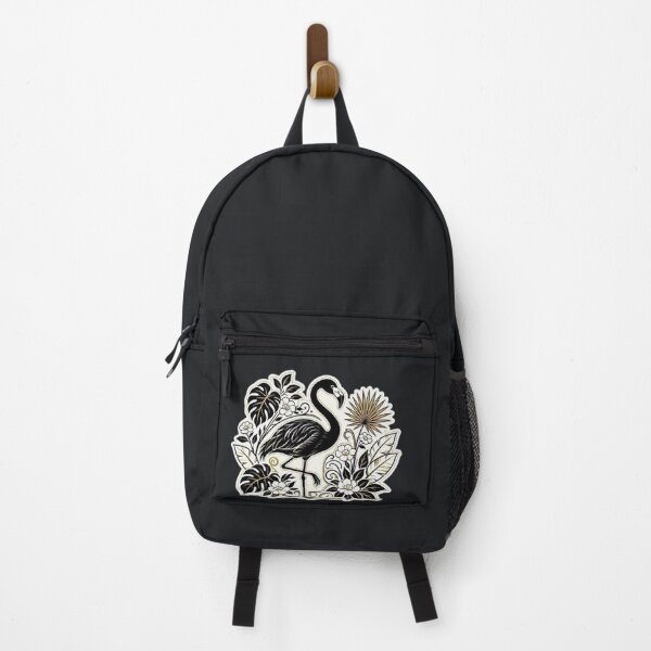 Item preview, Black Flamingo – Gothic Tropical Illustration designed and sold by Roberta Calabrese.