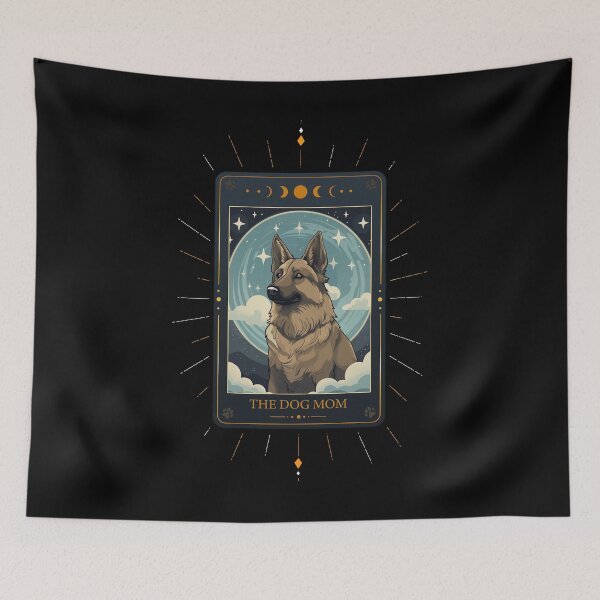 Item preview, Funny German Shepherd Tarot Card Dog Mothers Day Mom designed and sold by rafaeltto.