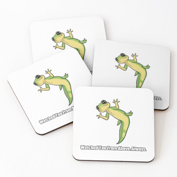 Item preview, Gecko - Watched You From Above Always - Funny Gecko Gift designed and sold by pawdrops.