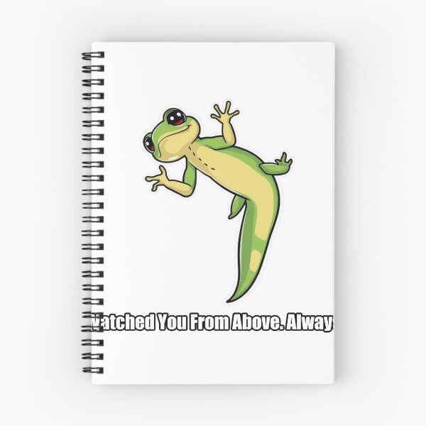 Item preview, Gecko - Watched You From Above Always - Funny Gecko Gift designed and sold by pawdrops.