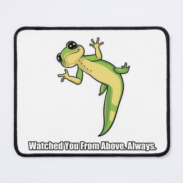 Item preview, Gecko - Watched You From Above Always - Funny Gecko Gift designed and sold by pawdrops.
