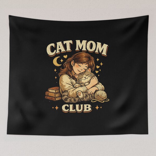 Item preview, Cat Mom Club designed and sold by RetroPlus.