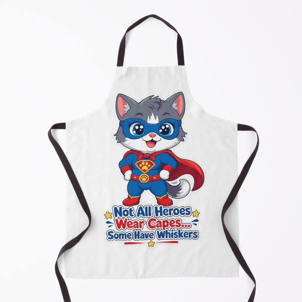Item preview, Cute Superhero Cat – Not All Heroes Wear Capes Some Have Whiskers | Kawaii Cat Sticker designed and sold by MurkCraft.