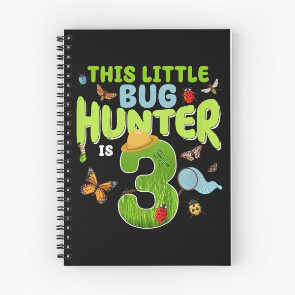 Item preview, This Little Bug Hunter Is Three Cute Birthday Adventure Theme designed and sold by PhocoNibict.