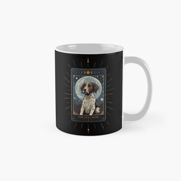 Item preview, Funny German Wirehaired Pointer Tarot Card Dog Mothers Day Mom designed and sold by rafaeltto.