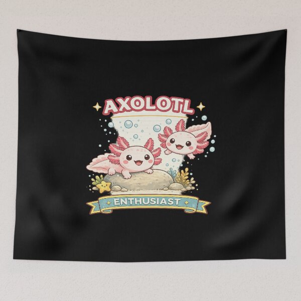 Item preview, Axolotl Enthusiast designed and sold by RetroPlus.