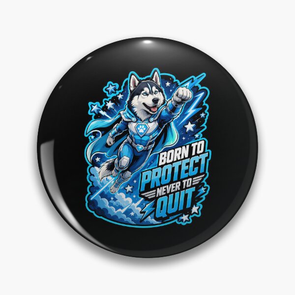 Item preview, Brave Husky Hero Flying Beyond Every Impossible Challenge Today designed and sold by Tong4130.