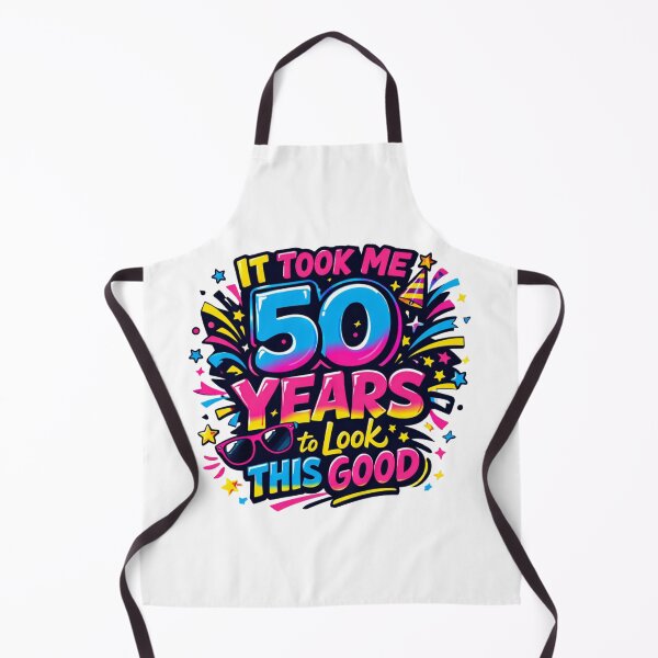 Item preview, It Took Me 50 Years to Look This Good | Funny 50th Birthday Typography T-Shirt designed and sold by rushaib.