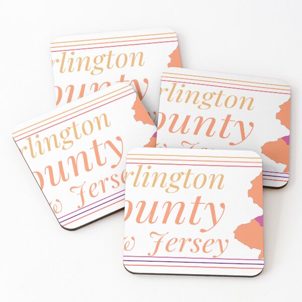 Item preview, Burlington County New Jersey Highlighted on State Map designed and sold by TheIconSmith.