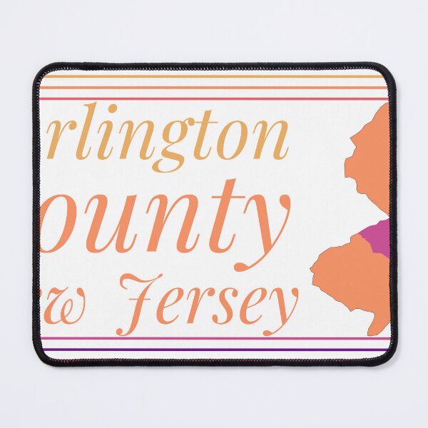 Item preview, Burlington County New Jersey Highlighted on State Map designed and sold by TheIconSmith.