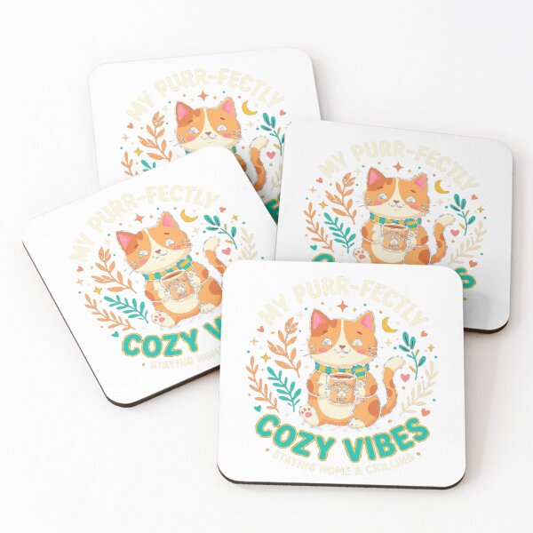 Item preview, Minimalist Flat Vector Cute Cat Illustration - Kawaii Kitty Design designed and sold by Bangcen.