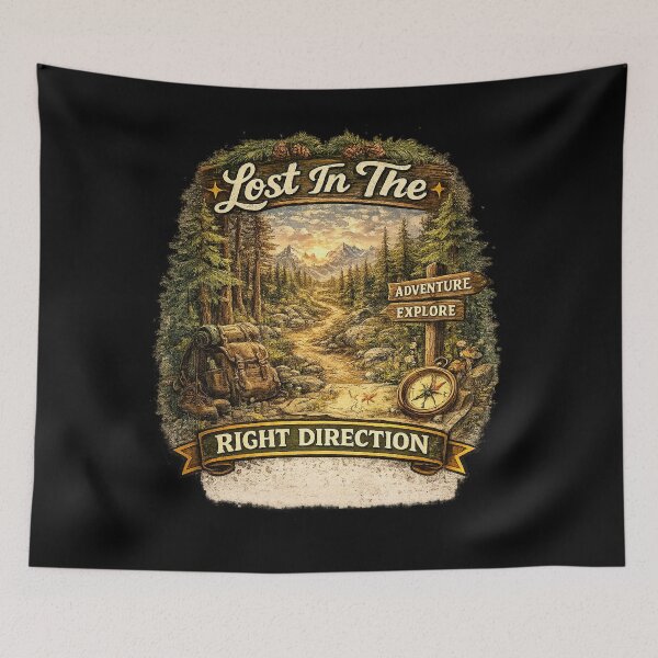 Item preview, Lost In The Right Direction designed and sold by RetroPlus.