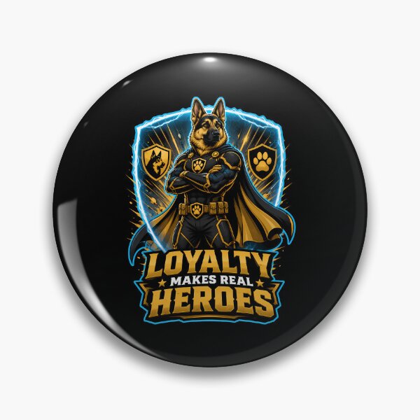 Item preview, Loyal German Shepherd Hero Standing Strong Against Every Storm designed and sold by Tong4130.