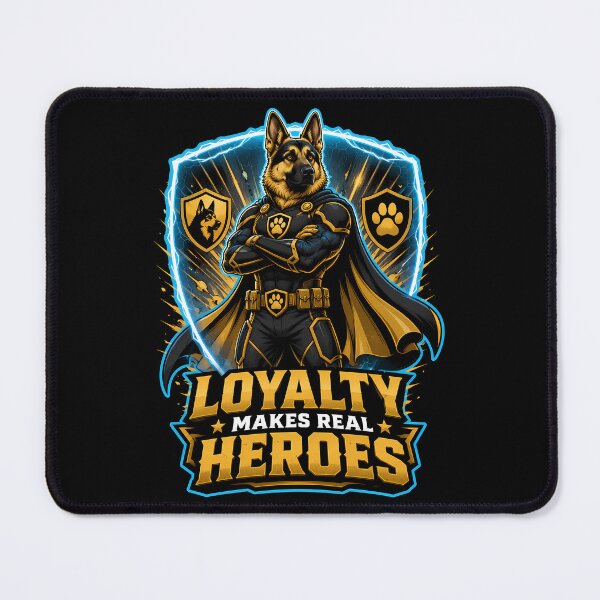 Item preview, Loyal German Shepherd Hero Standing Strong Against Every Storm designed and sold by Tong4130.