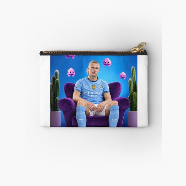 Item preview, Erling Haaland in Purple Pixel Studio | Ultra Realistic 8K Portrait designed and sold by Gurjeetpixelart.