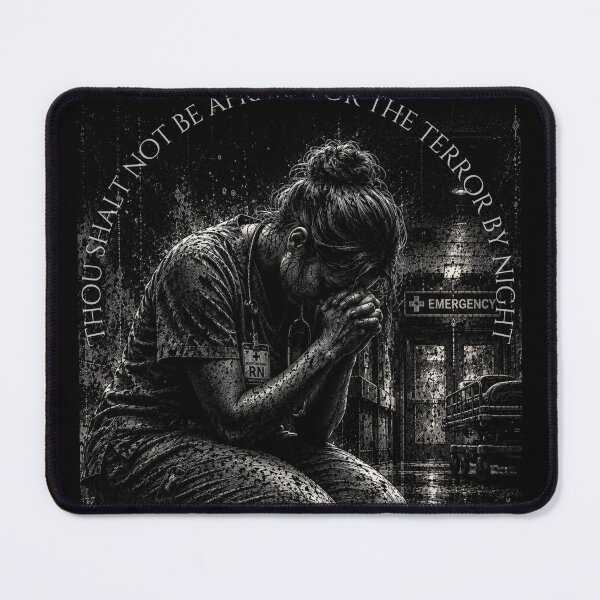 Item preview, Psalm 91:5 Christian Nurse T-Shirt | Prayer Before Duty | KJV Bible Verse | Faith Over Fear Apparel designed and sold by CovenantCross.
