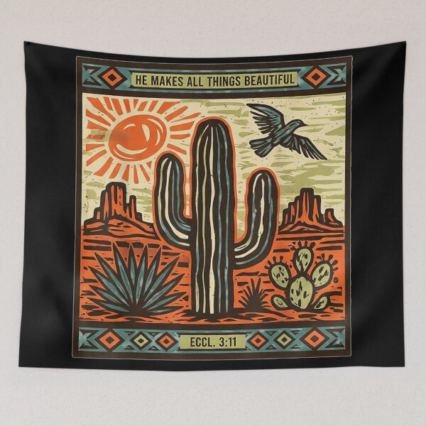 Item preview, He Makes All Things Beautiful Christian Desert Scripture Faith Inspired designed and sold by PhocoNibict.