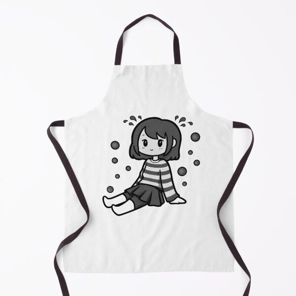 Item preview, Cute Monochrome Chibi Girl | Minimalist Kawaii Aesthetic Illustration designed and sold by SandaiMaker.