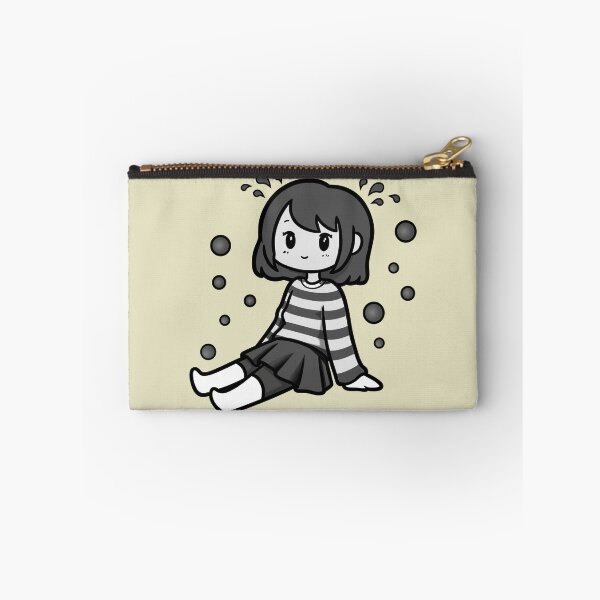 Item preview, Cute Monochrome Chibi Girl | Minimalist Kawaii Aesthetic Illustration designed and sold by SandaiMaker.